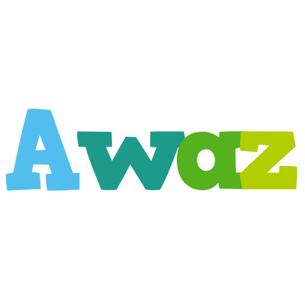 Awaz rainbows logo