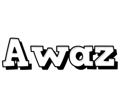 Awaz snowing logo