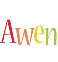 Awen birthday logo