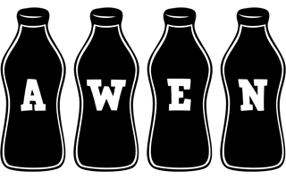 Awen bottle logo