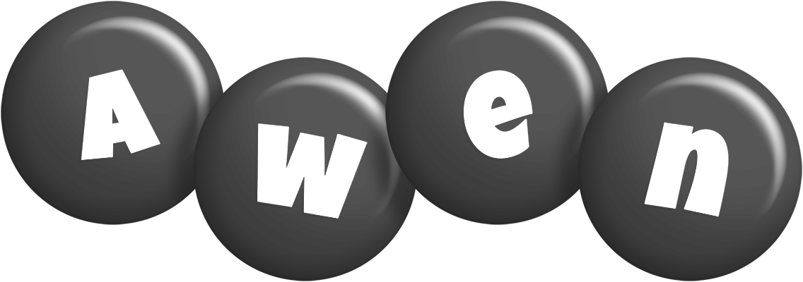Awen candy-black logo