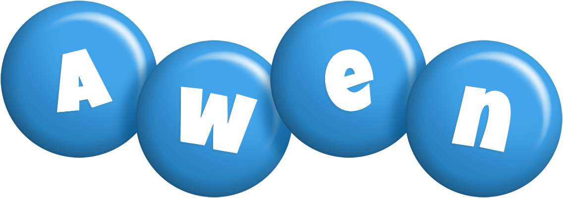 Awen candy-blue logo