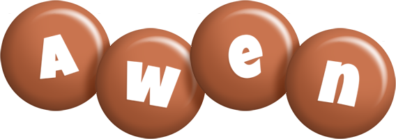 Awen candy-brown logo