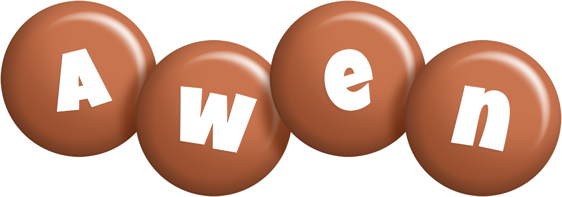Awen candy-brown logo
