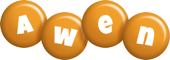 Awen candy-orange logo