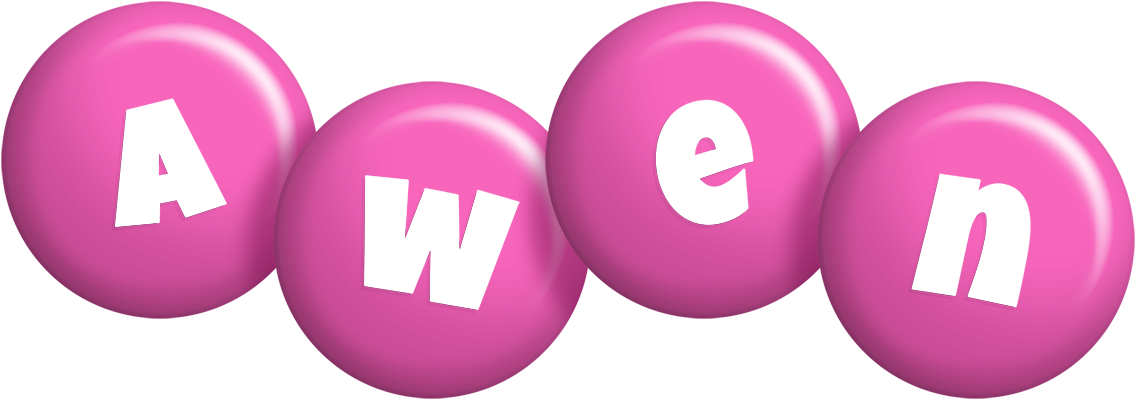Awen candy-pink logo