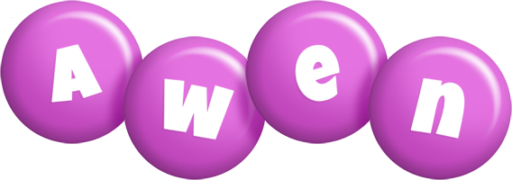 Awen candy-purple logo