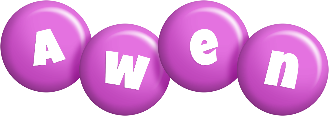 Awen candy-purple logo