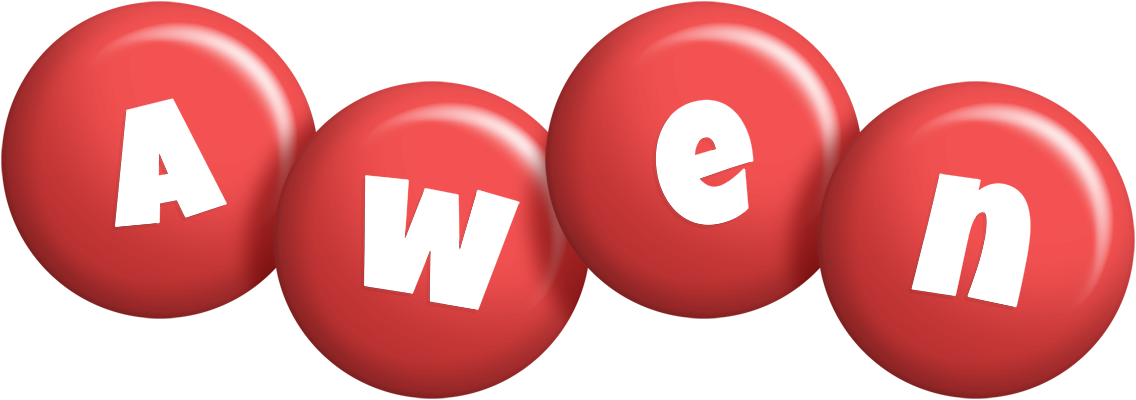 Awen candy-red logo