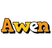 Awen cartoon logo