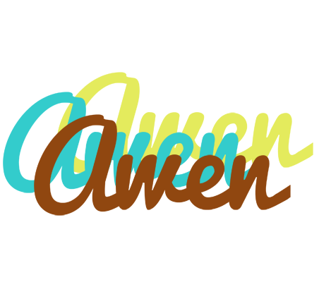 Awen cupcake logo