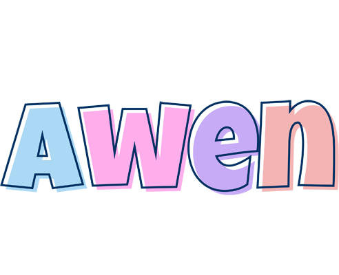 Awen pastel logo