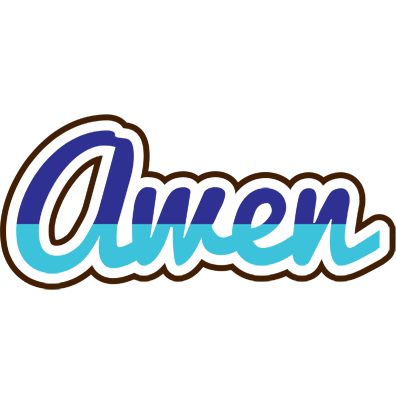 Awen raining logo