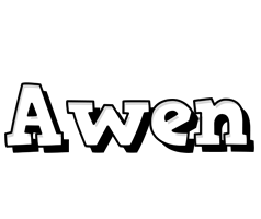 Awen snowing logo