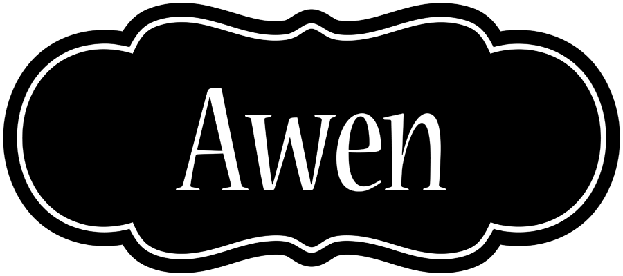 Awen welcome logo