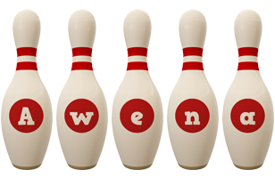 Awena bowling-pin logo