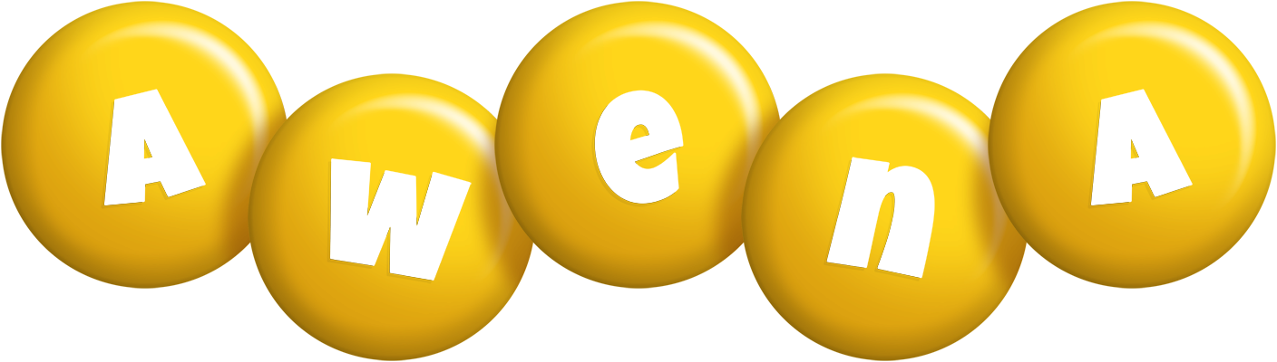 Awena candy-yellow logo