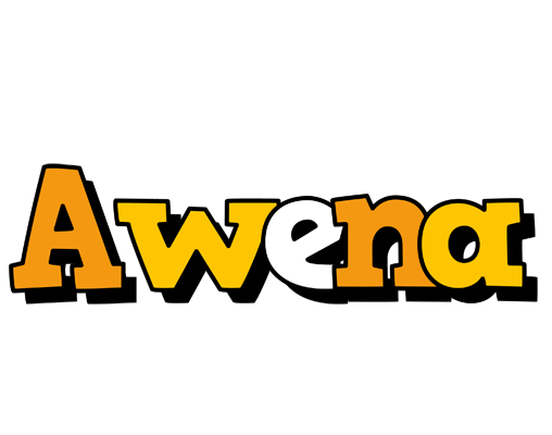 Awena cartoon logo