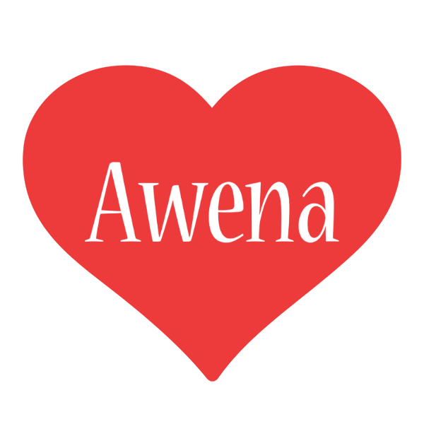 Awena love logo