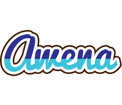Awena raining logo