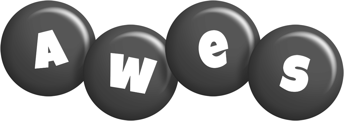 Awes candy-black logo