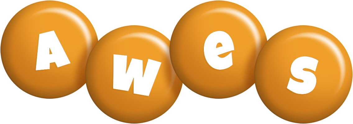 Awes candy-orange logo