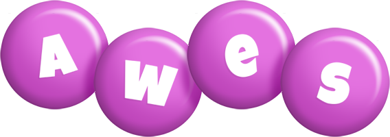 Awes candy-purple logo