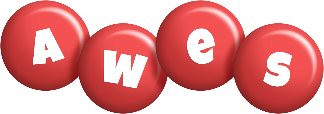 Awes candy-red logo