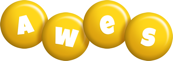 Awes candy-yellow logo