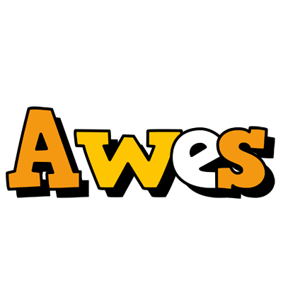 Awes cartoon logo