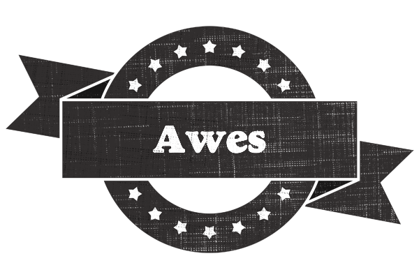 Awes grunge logo