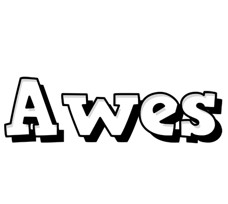 Awes snowing logo