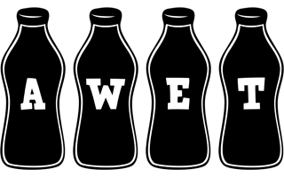 Awet bottle logo