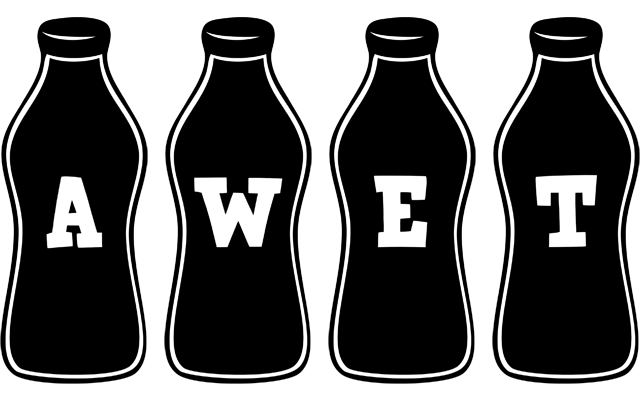 Awet bottle logo