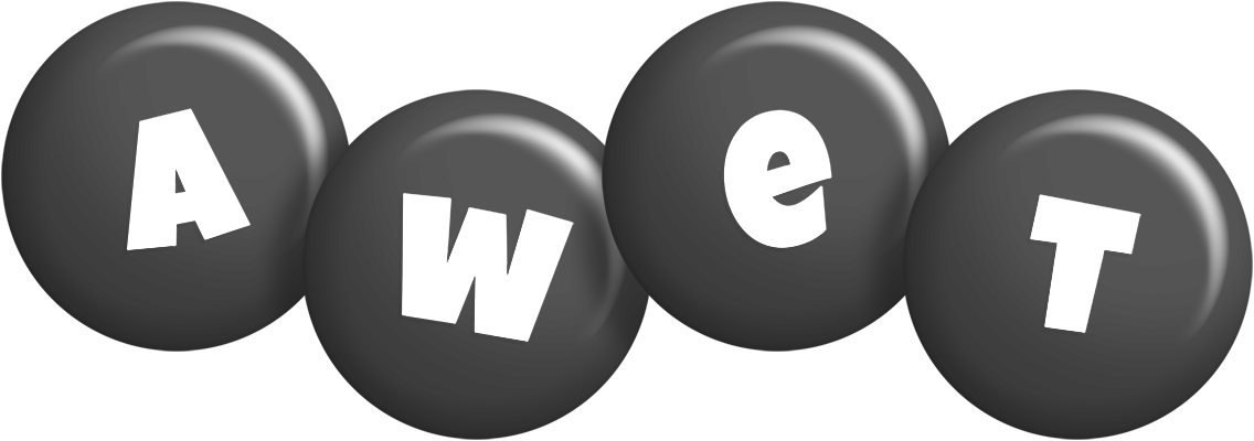 Awet candy-black logo