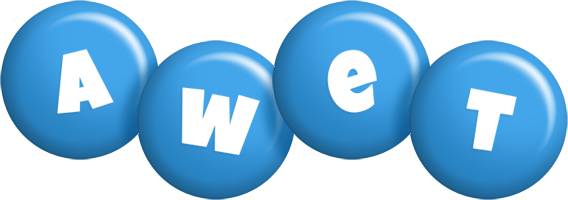 Awet candy-blue logo