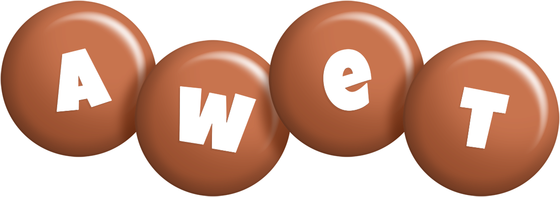 Awet candy-brown logo