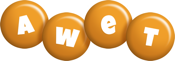 Awet candy-orange logo