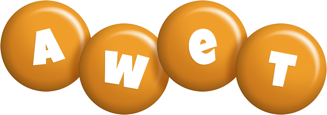 Awet candy-orange logo