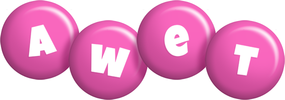 Awet candy-pink logo