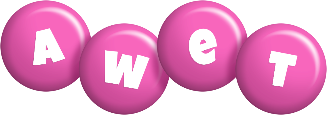 Awet candy-pink logo