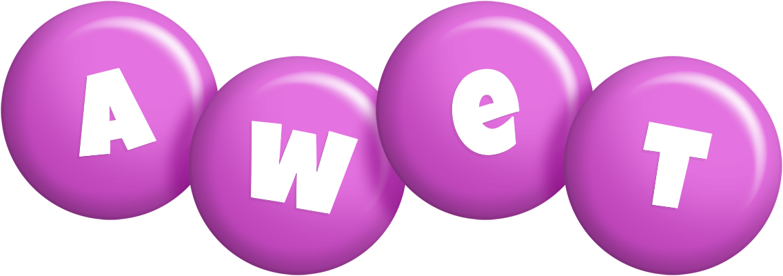 Awet candy-purple logo