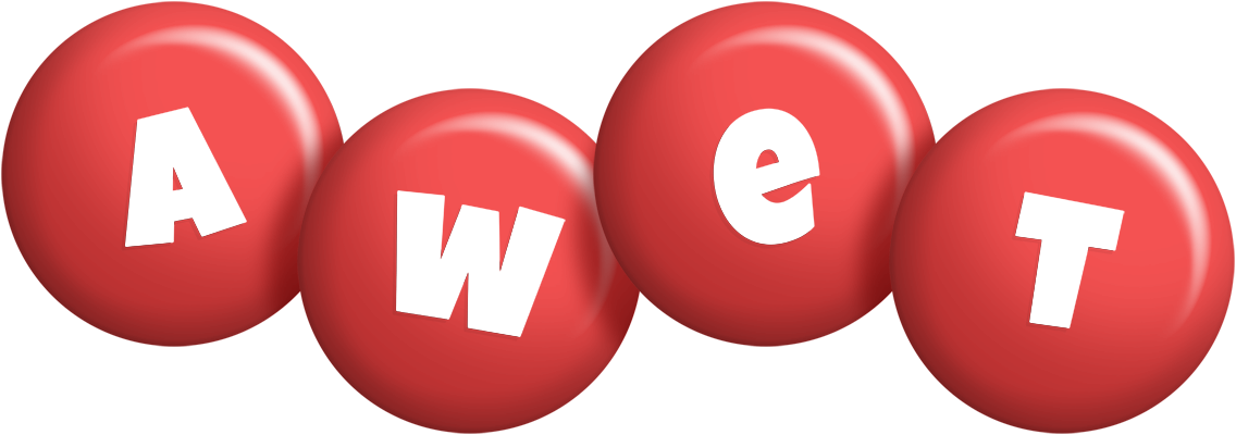 Awet candy-red logo