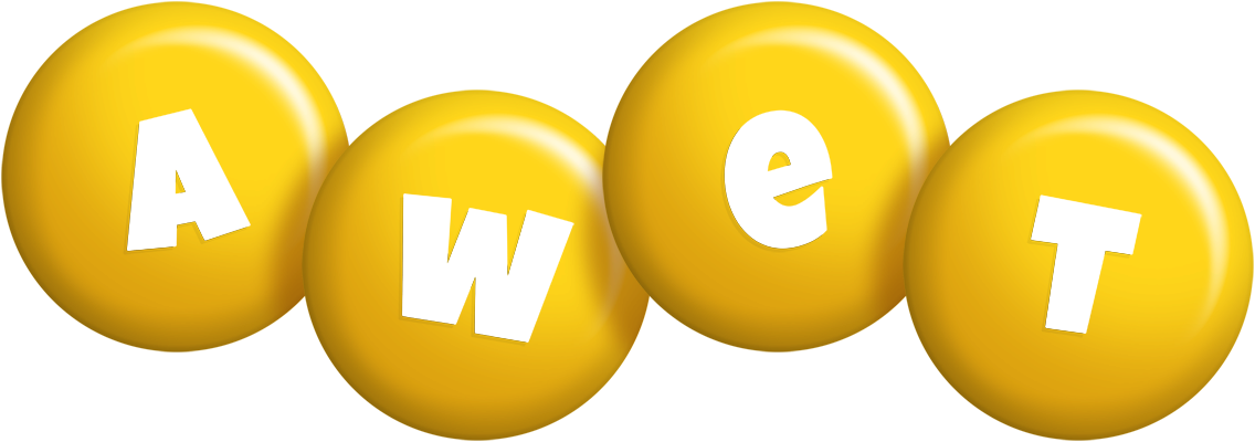 Awet candy-yellow logo
