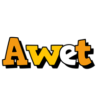 Awet cartoon logo