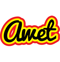 Awet flaming logo