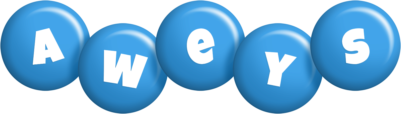 Aweys candy-blue logo