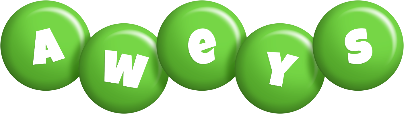 Aweys candy-green logo