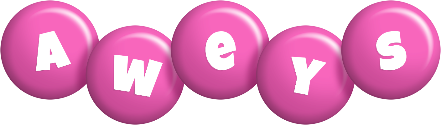 Aweys candy-pink logo