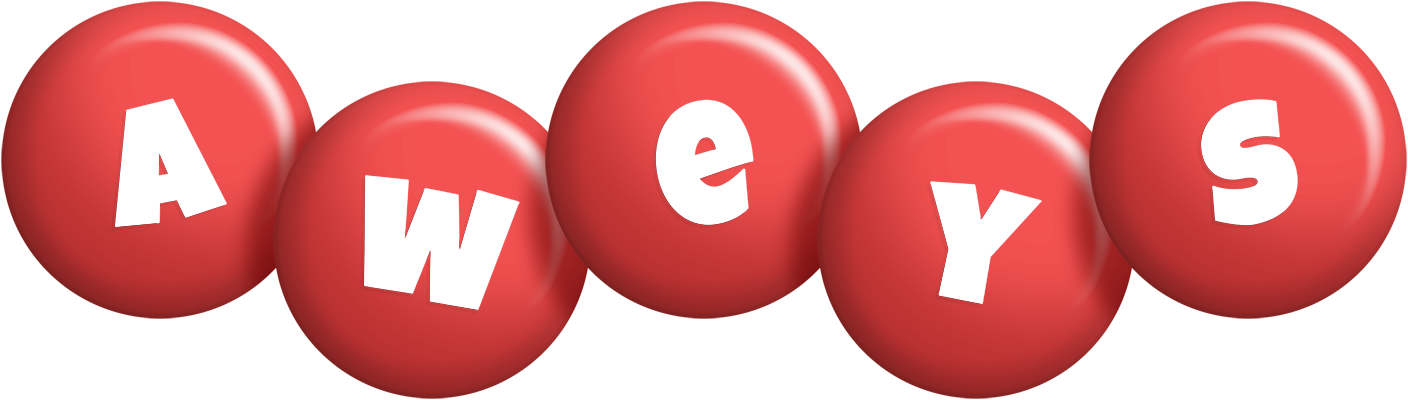 Aweys candy-red logo